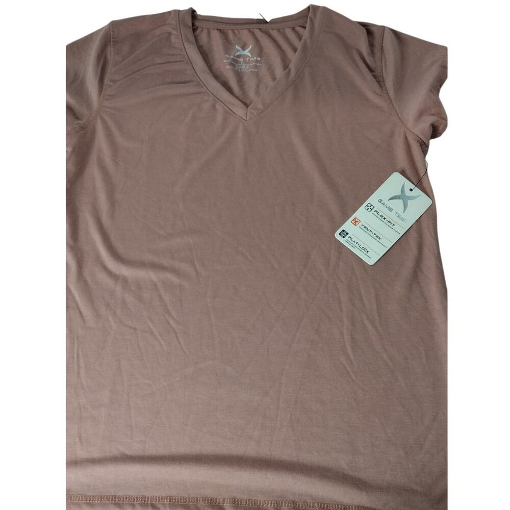 GAME TIME New T-Shirt Womens Pink Size Large